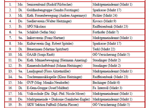 Wimsbacher Adventkalender Weihnachtsstimmung
